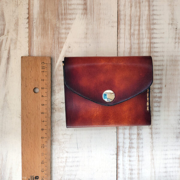 Cartera de cuero"Lenny" acabado envejecido - Imagen 10
